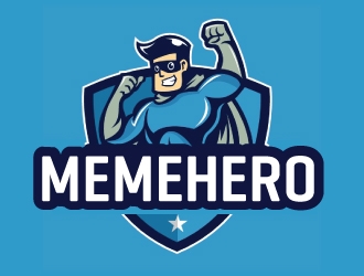 memehero logo design by nehel