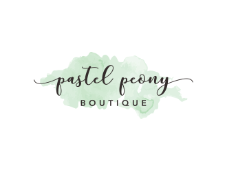 Pastel Peony Boutique logo design by sokha
