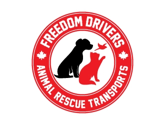 Freedom Drivers Animal Rescue Transports logo design by Boomstudioz