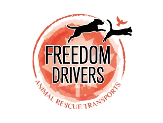 Freedom Drivers Animal Rescue Transports logo design by Boomstudioz