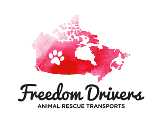 Freedom Drivers Animal Rescue Transports logo design by logolady