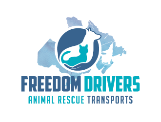Freedom Drivers Animal Rescue Transports logo design by akilis13