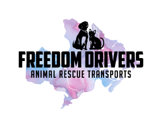 Freedom Drivers Animal Rescue Transports logo design by akilis13