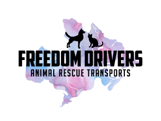 Freedom Drivers Animal Rescue Transports logo design by akilis13