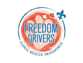 Freedom Drivers Animal Rescue Transports logo design by Boomstudioz