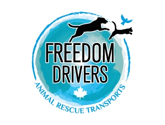 Freedom Drivers Animal Rescue Transports logo design by Boomstudioz
