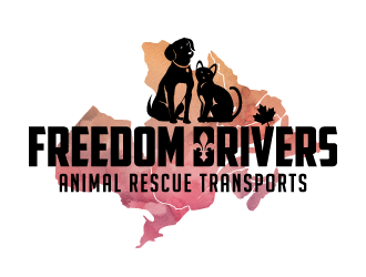 Freedom Drivers Animal Rescue Transports logo design by akilis13