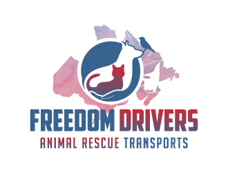 Freedom Drivers Animal Rescue Transports logo design by akilis13
