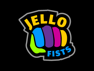 JelloFists logo design by SOLARFLARE