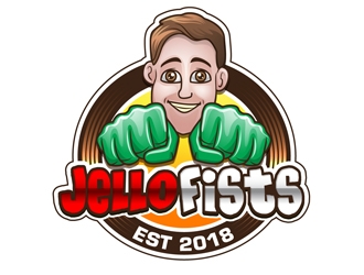 JelloFists logo design by DreamLogoDesign