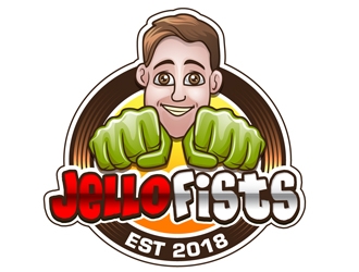 JelloFists logo design by DreamLogoDesign