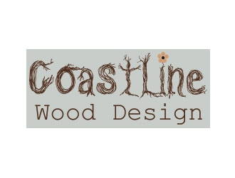 Coastline Wood Design logo design by not2shabby