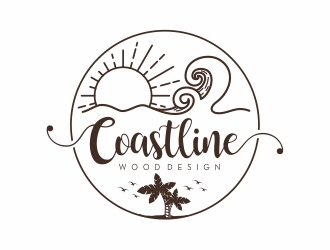 Coastline Wood Design logo design by Eko_Kurniawan