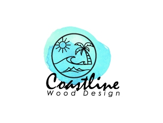 Coastline Wood Design logo design by Mad_designs