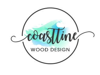 Coastline Wood Design logo design by Vincent Leoncito