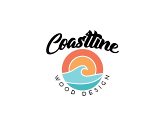 Coastline Wood Design logo design by eyeglass