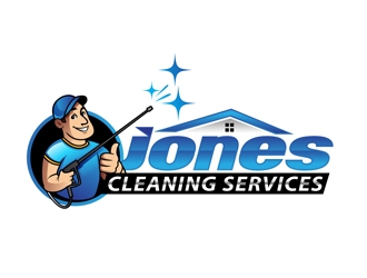 Jones Cleaning Services logo design by DreamLogoDesign
