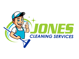 Jones Cleaning Services logo design by haze