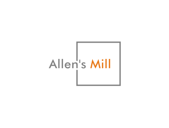 Allens Mill logo design by bricton