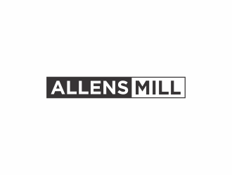 Allens Mill logo design by haidar