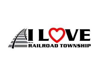 I Love Railroad Township logo design by uttam