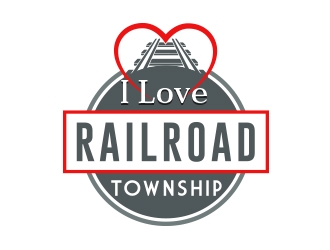 I Love Railroad Township logo design by fawadyk