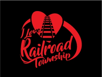 I Love Railroad Township logo design by zenith
