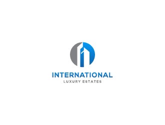 International Luxury Estates logo design by emyouconcept