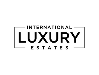 International Luxury Estates logo design by labo