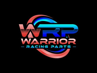 warrior racing parts logo design by uttam