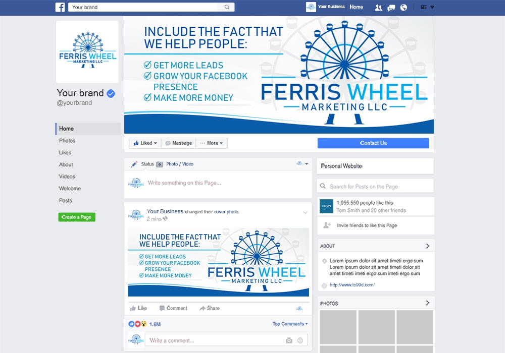 Ferris Wheel Marketing LLC logo design by mattlyn