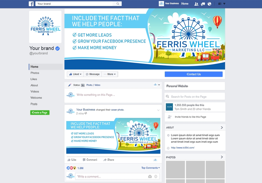 Ferris Wheel Marketing LLC logo design by mattlyn