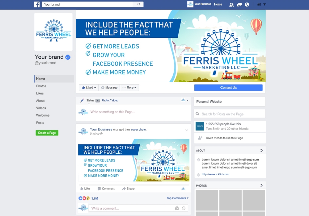 Ferris Wheel Marketing LLC logo design by mattlyn