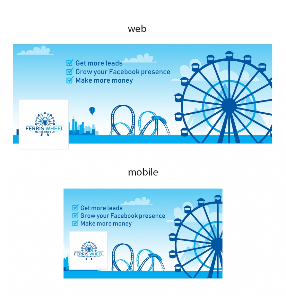 Ferris Wheel Marketing LLC logo design by litera