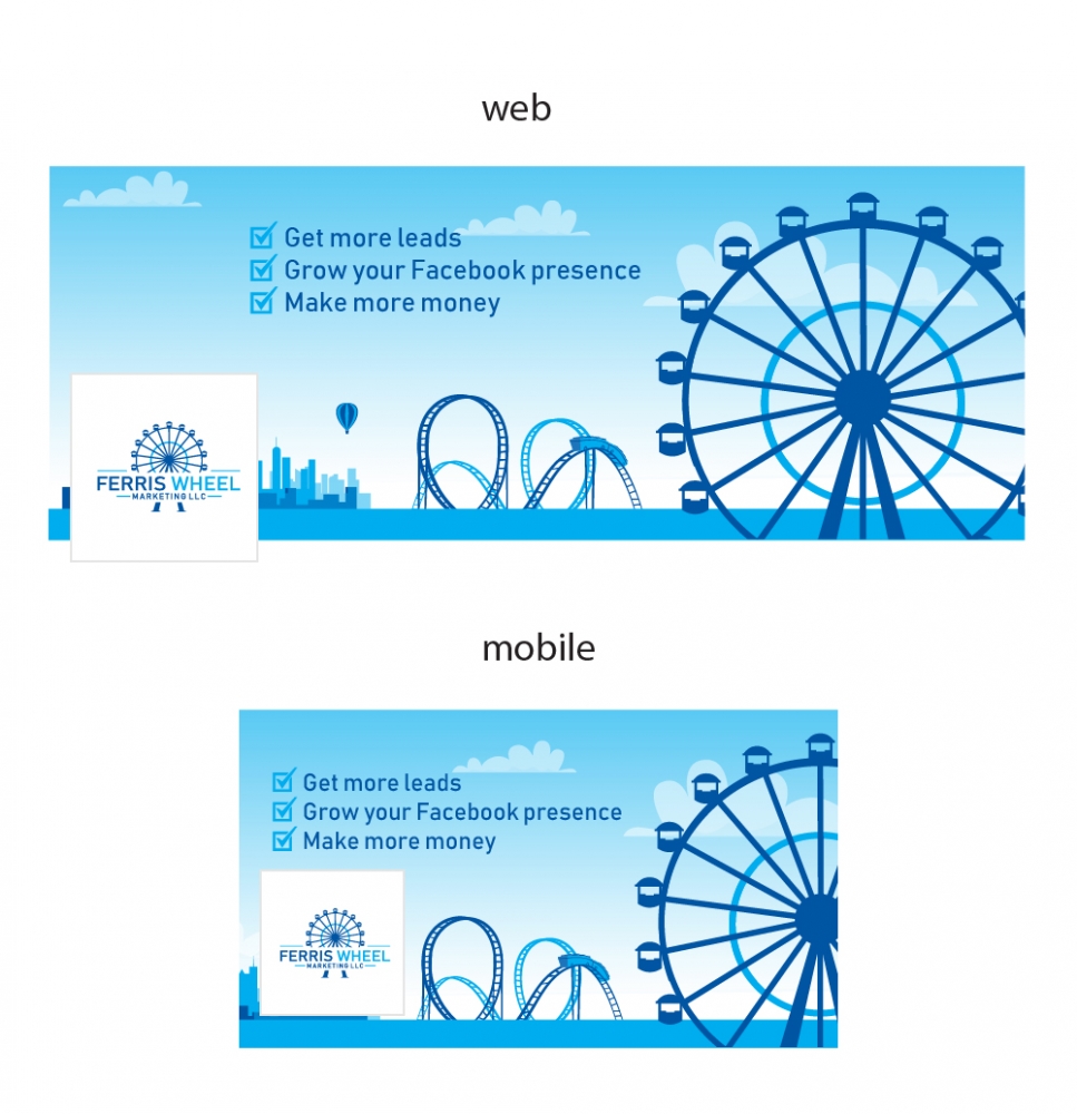 Ferris Wheel Marketing LLC logo design by litera