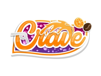 CRAVE logo design by MarkindDesign
