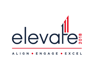 Elevate 2018 logo design by spiritz