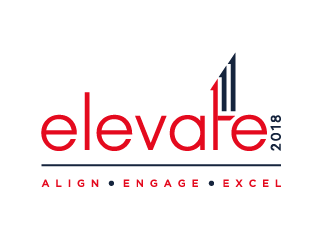 Elevate 2018 logo design by spiritz
