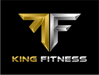 king fitness  logo design by mutafailan