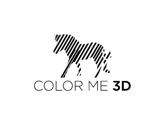 Color Me 3d logo design by Erasedink