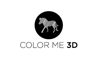 Color Me 3d logo design by Erasedink