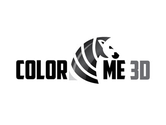 Color Me 3d logo design by LogoInvent