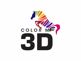 Color Me 3d logo design by perspective