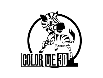 Color Me 3d logo design by dshineart