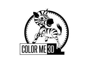 Color Me 3d logo design by dshineart