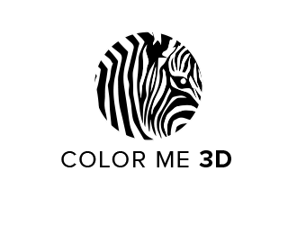 Color Me 3d logo design by BeDesign