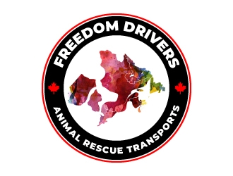 Freedom Drivers Animal Rescue Transports logo design by jaize