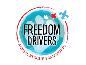 Freedom Drivers Animal Rescue Transports logo design by Boomstudioz