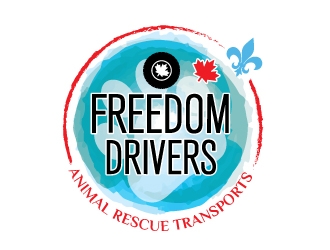 Freedom Drivers Animal Rescue Transports logo design by Boomstudioz