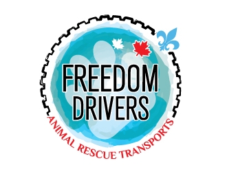 Freedom Drivers Animal Rescue Transports logo design by Boomstudioz